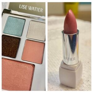 Lise Watier Makeup Set: Eyes & cheeks palette + Lipstick